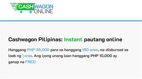 cashwagon philippines online cash loan